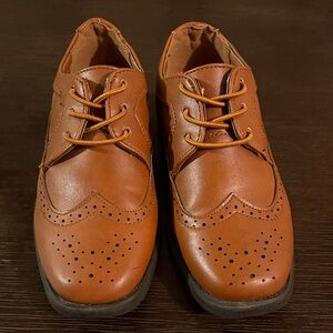 Toddler Boy’s Brown Oxford Shoes